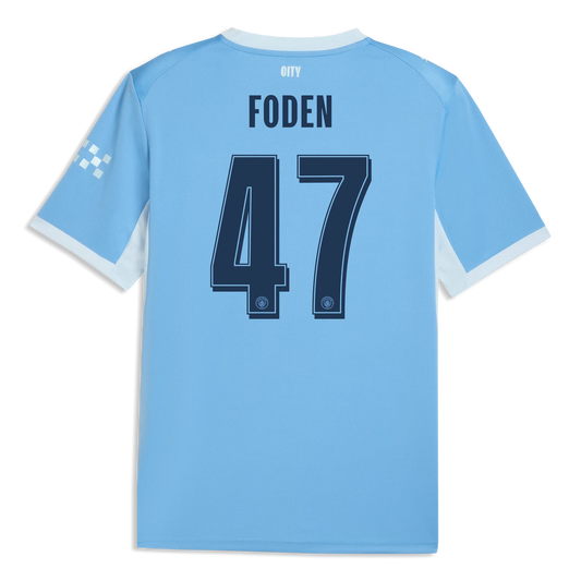 FODEN #47 Manchester City Home Soccer Jersey 2026/27 - UCL