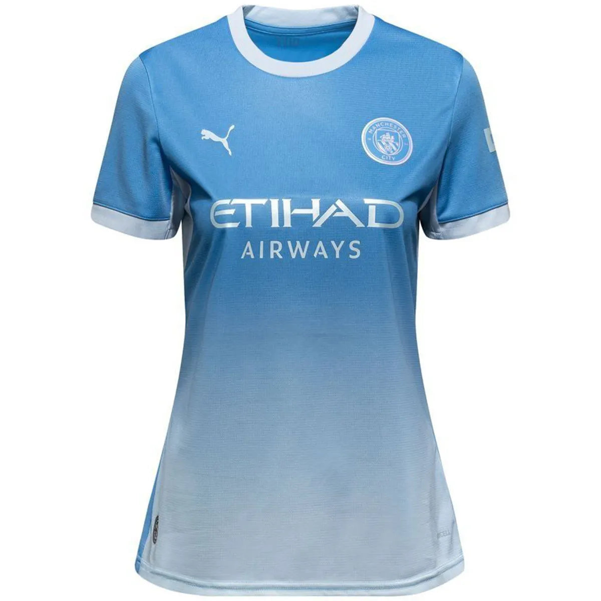 Camiseta de fútbol del Manchester City femenino, local, temporada 2025/26, azul