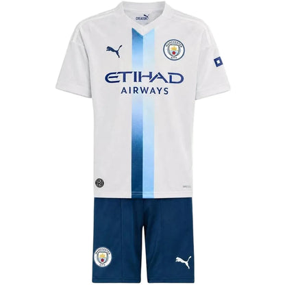 Manchester City Heimtrikot-Set für Kinder (Trikot+Shorts) 2026/27 Blau