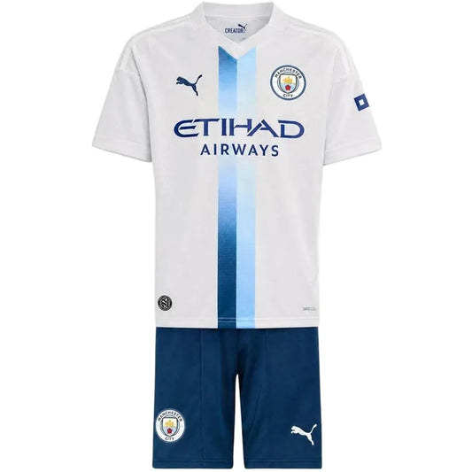 Manchester City tredje bortedrakt for barn (drakt + shorts) 2026/27
