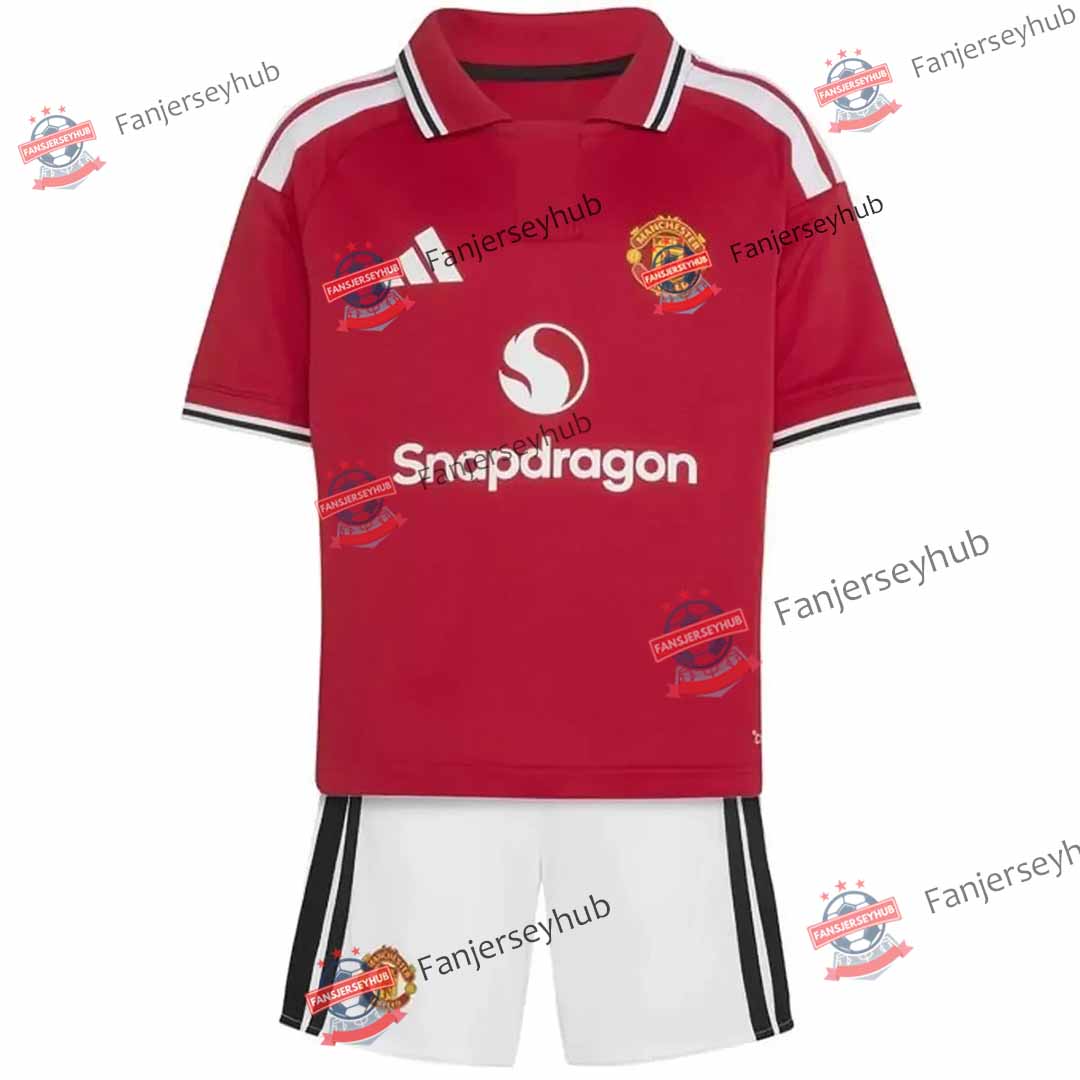 Red Devils Kid's Home Kit 2026/27 - Jersey+Shorts