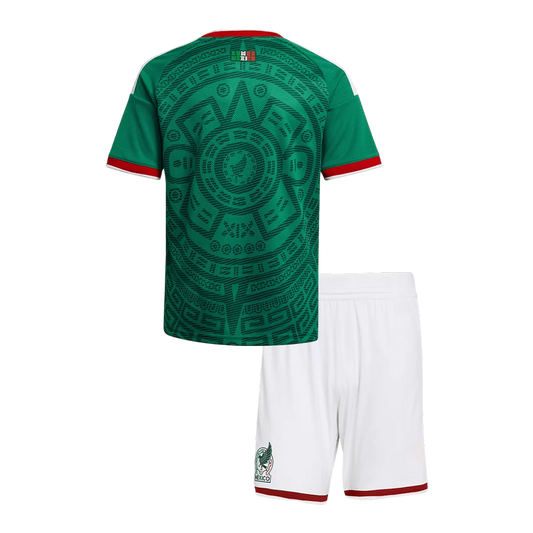 El Tri Home Kid's Soccer Kit (Jersey+Shorts) 2026