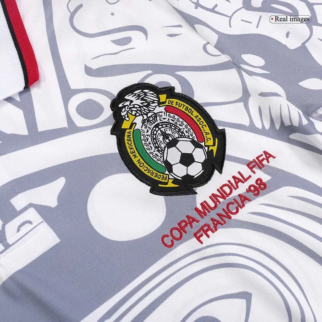 Mexico 1998 Retro Away Soccer Jersey