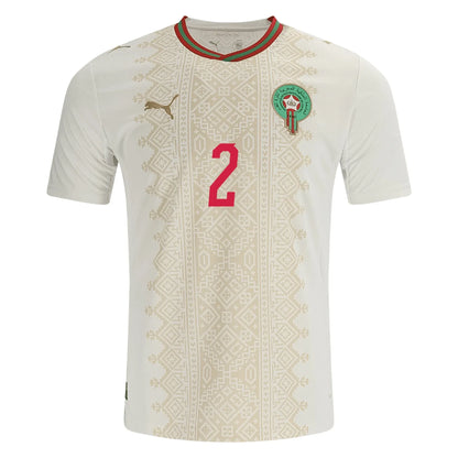 Hakimi #2 Morocco World Cup 2026 Away Soccer Jersey