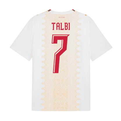 Talbi #7 Morocco World Cup 2026 Away Soccer Jersey