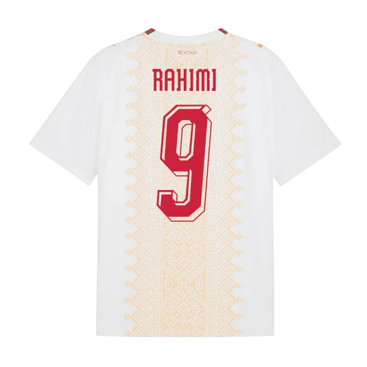 Rahimi #9 Morocco World Cup 2026 Away Soccer Jersey