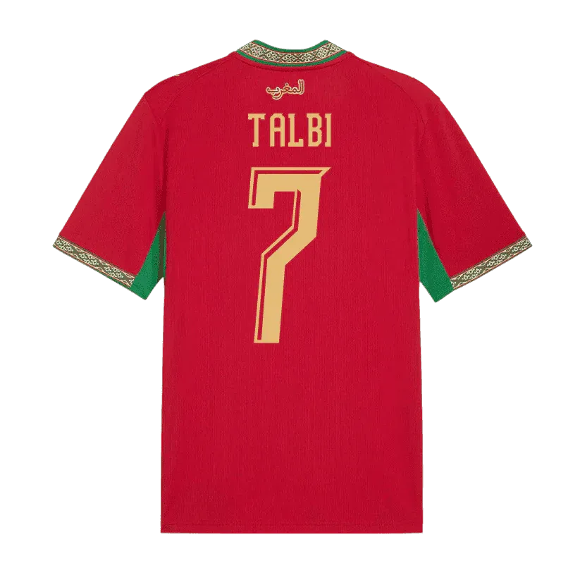 Talbi #7 Morocco World Cup 2026 Home Soccer Jersey