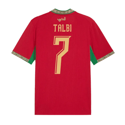 Talbi #7 Morocco World Cup 2026 Home Soccer Jersey