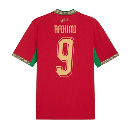Rahimi #9 Morocco World Cup 2026 Home Soccer Jersey