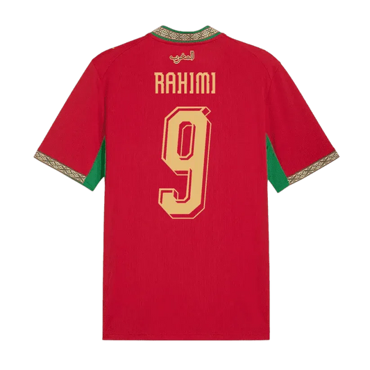 Rahimi #9 Morocco World Cup 2026 Home Soccer Jersey