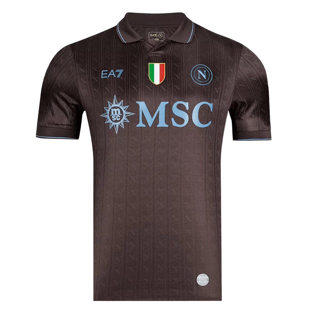 Camiseta de visitante del Napoli, tercera equipación, temporada 2025/26