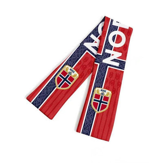 Écharpe Norvège rouge