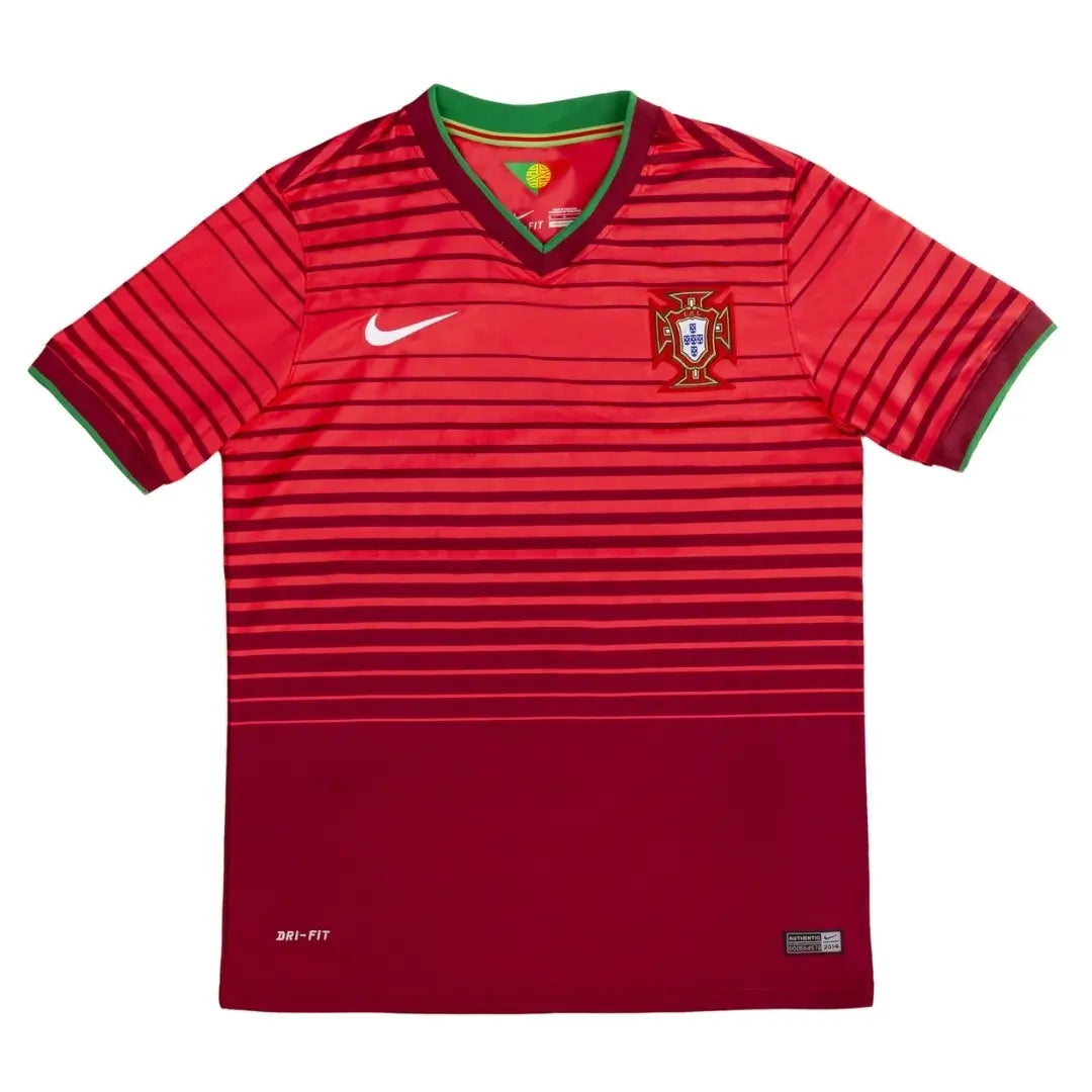 Camiseta de fútbol retro local de Portugal 2014