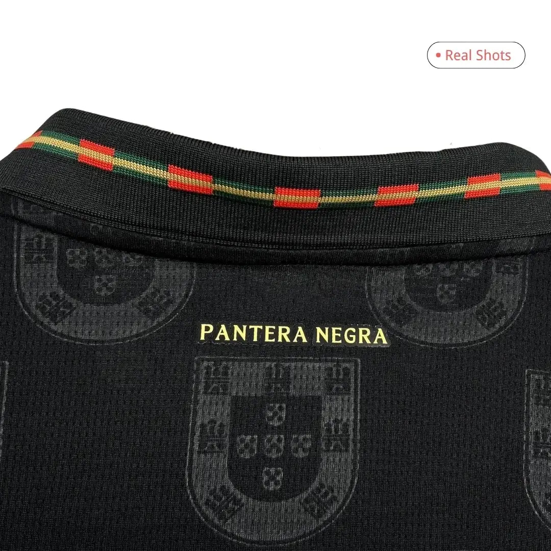 Camiseta de fútbol de manga larga Pantera Negra de Portugal 2026