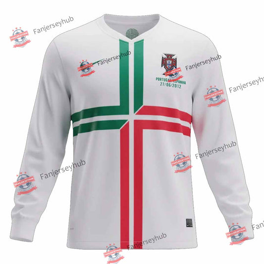 Seleção das Quinas 2012 Camiseta de Fútbol Retro de Visitante Manga Larga