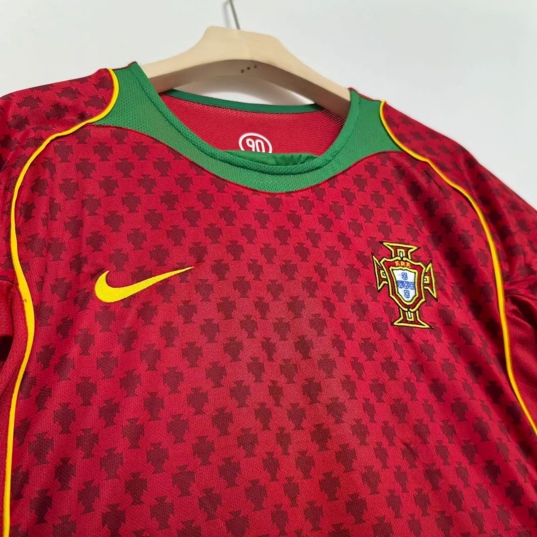 Portugal 2004 Home Retro Football Jersey