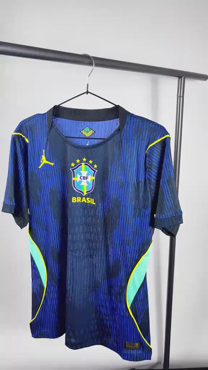 Camiseta de fútbol de visitante de Brasil, versión jugador, Copa Mundial 2026