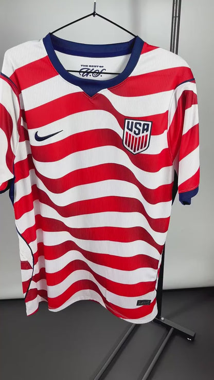 Camiseta de fútbol de local USMNT USA Outlaws 2026 Rayas Estadio
