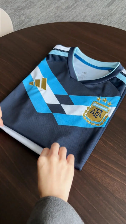 Camiseta de Fútbol Argentina Pre-Partido Entrenamiento Mundial 2026