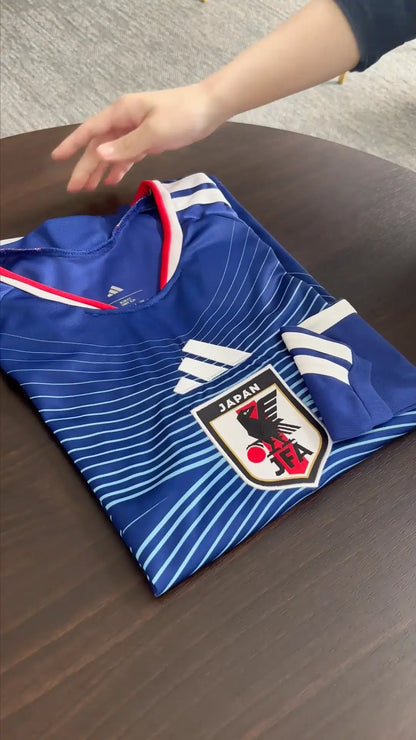 Camiseta de fútbol de manga larga de Japón para la Copa del Mundo 2026