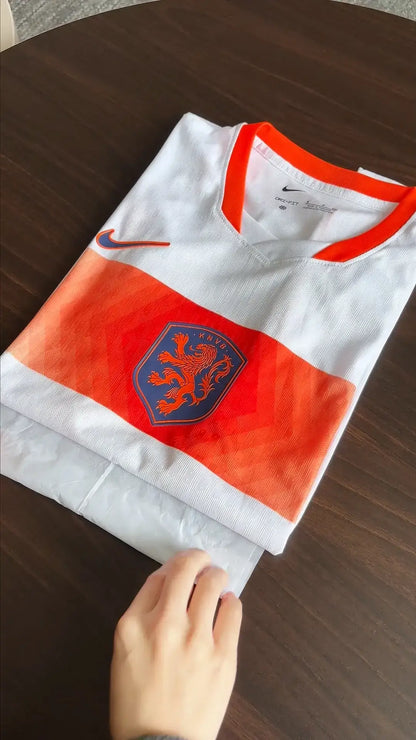 VIRGIL #4 Camiseta Versión Jugador Visitante Países Bajos Mundial 2026