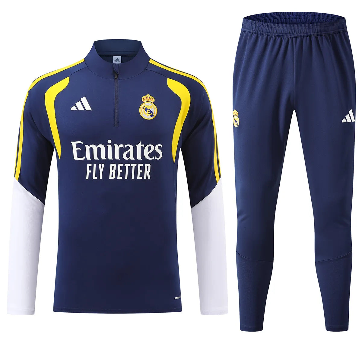 Real Madrid 1/4 Zip Tracksuit 2026/27 Navy