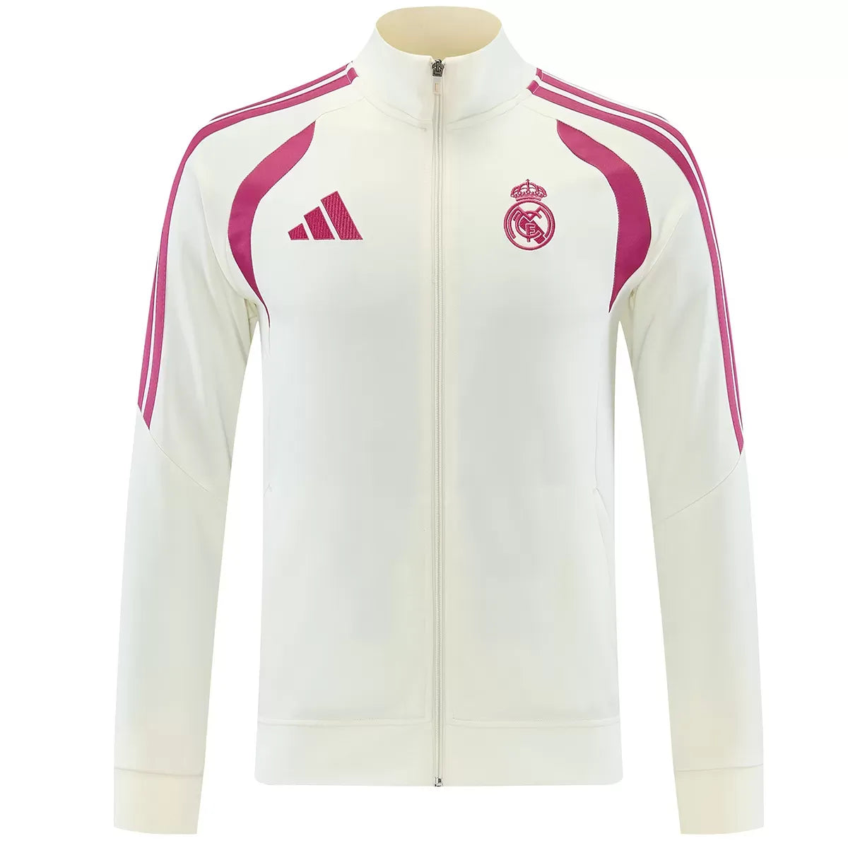 Real Madrid 1/4 Zip Tracksuit 2026/27 White