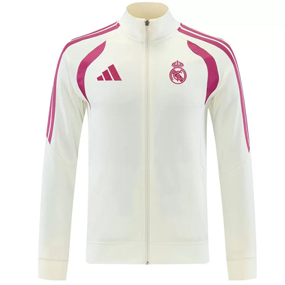 Real Madrid 1/4 Zip Tracksuit 2026/27 White