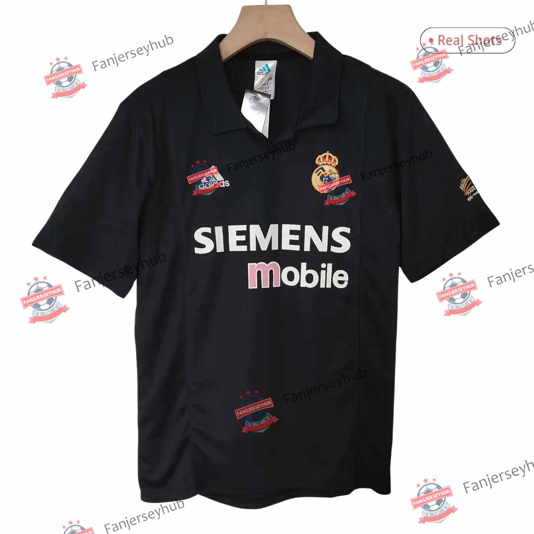 Ronaldo #11 Retro 2002/03 Los Blancos Away Jersey