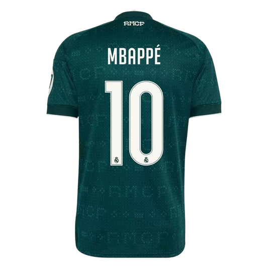 MBAPPé #10 Los Blancos Versión Jugador Visitante Camiseta de Fútbol 2025/26