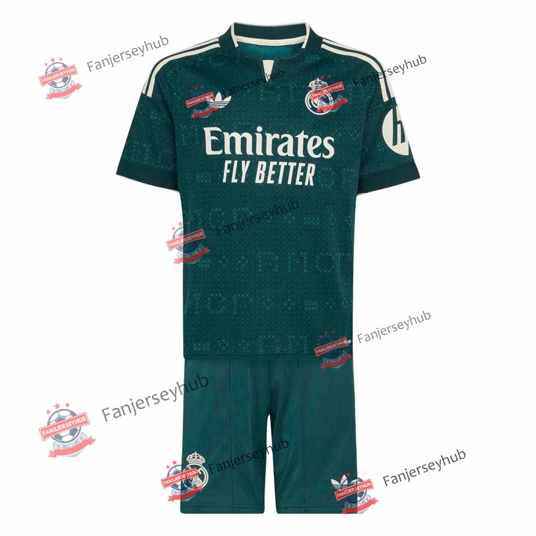 Kit de Visitante Los Blancos para Niños - Camiseta+Pantalones Cortos 2026/27