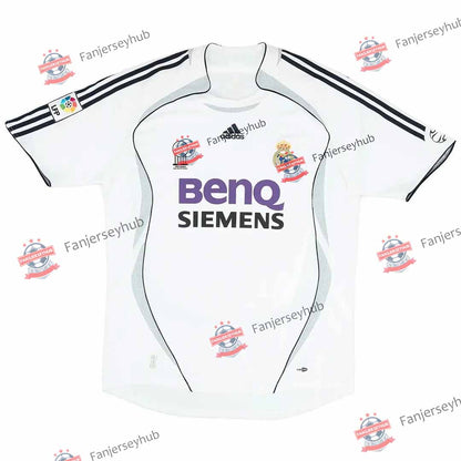 Maillot Rétro de Football Domicile Ronaldo #9 Los Blancos 2006/07