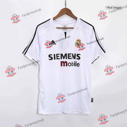Maillot de Foot Rétro Domicile Ronaldo #9 Los Blancos 2003/04