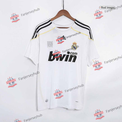Camiseta de fútbol retro de Ronaldo #9 Los Blancos 2009/10