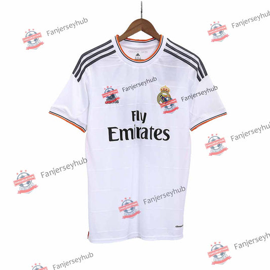 RONALDO #7 Los Blancos 2013/14 Home Retro Soccer Jersey