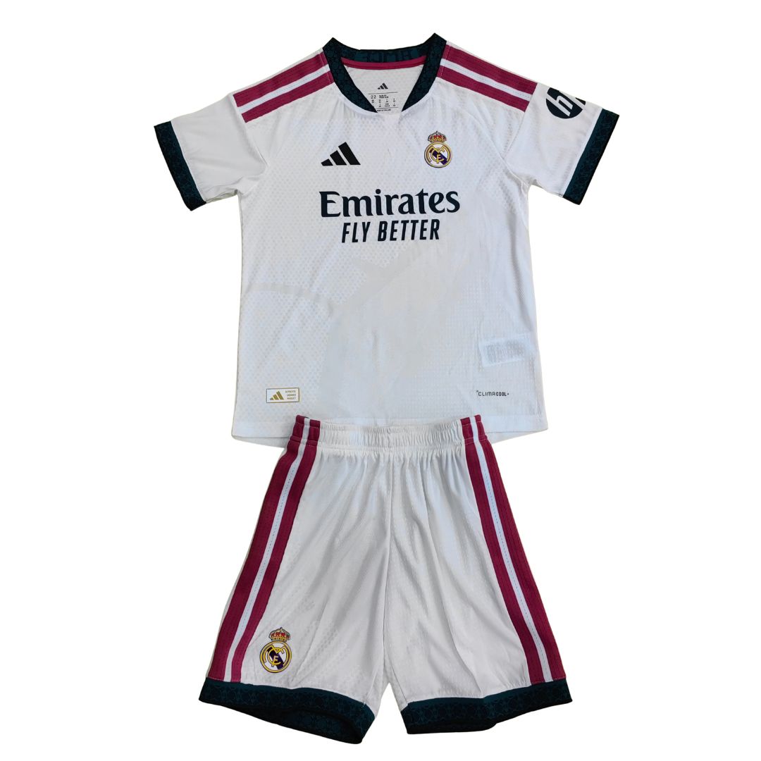 Kid's Real Madrid Home Jersey Kit Player Version - Jersey+Shorts 2026/27