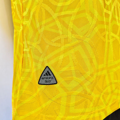 Real Madrid Player Version Soccer Jersey 2026/27 Yellow