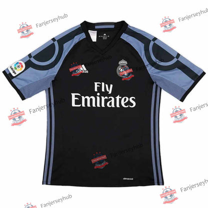 Ronaldo #7 Los Blancos 2016/17 Tercera Camiseta Retro de Visitante