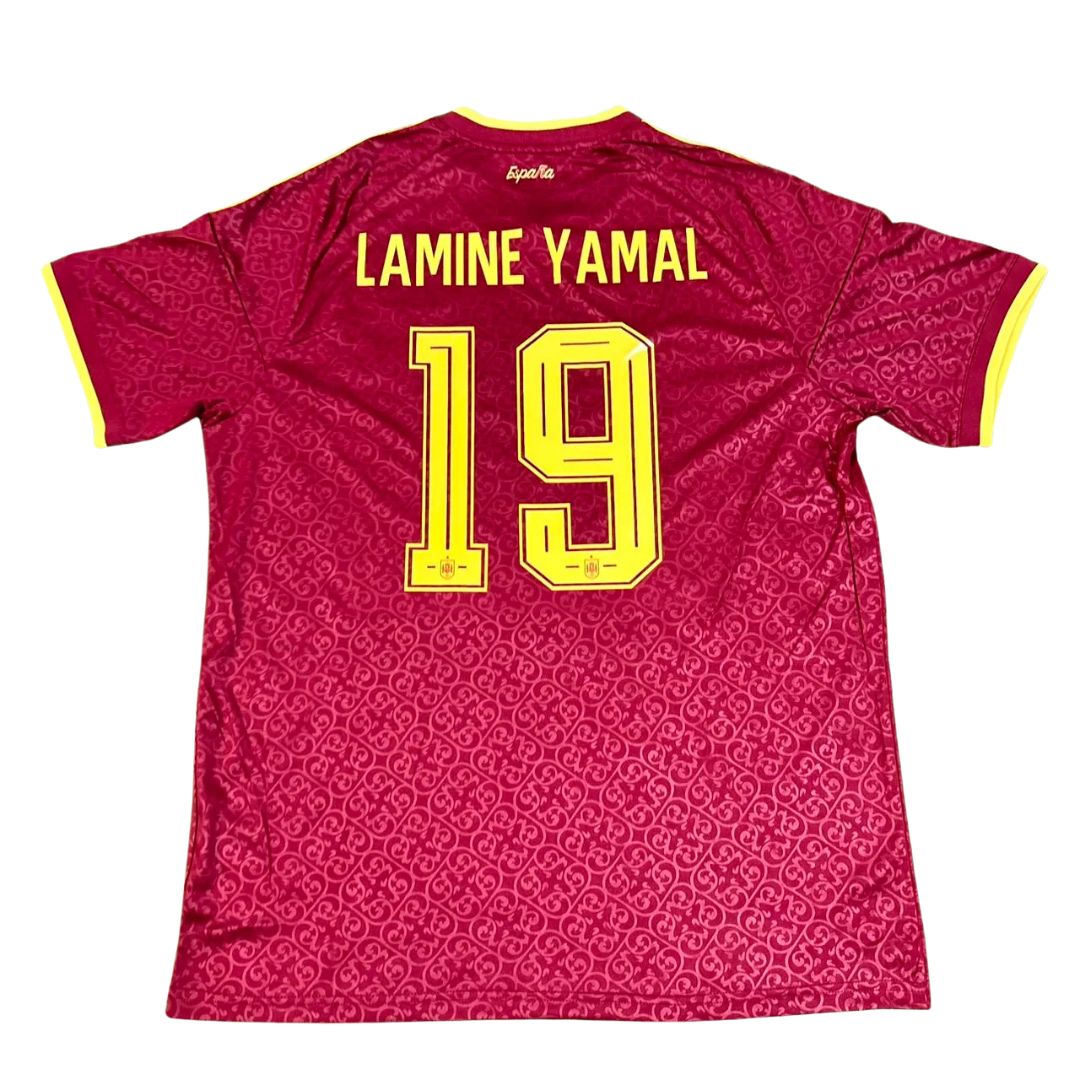 LAMINE YAMAL #19 Spain 2 Stars Special Player Version Jersey 2026 World Cup Red