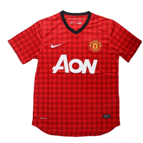 Camiseta de fútbol retro local del Manchester United 2012/13