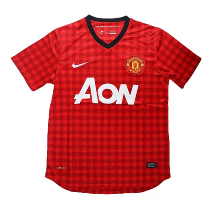 Camiseta de fútbol retro local del Manchester United 2012/13