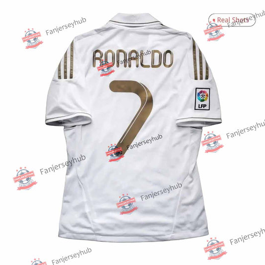 RONALDO #7 Camiseta de fútbol retro de local Los Blancos 2011/12