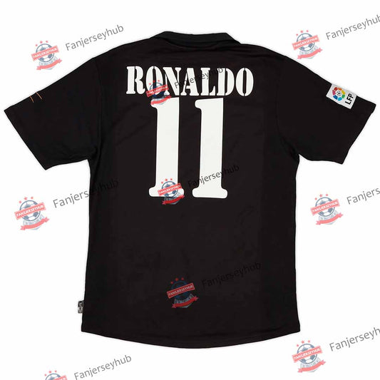 Camiseta de Visitante Retro 2002/03 de Los Blancos Ronaldo #11