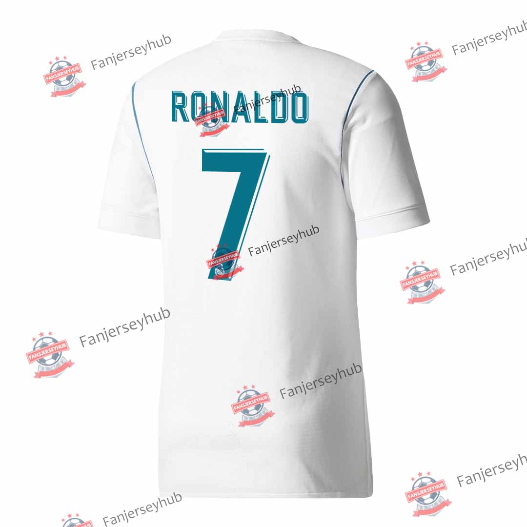RONALDO #7 Retro 2017/18 Los Blancos Home Soccer Jersey
