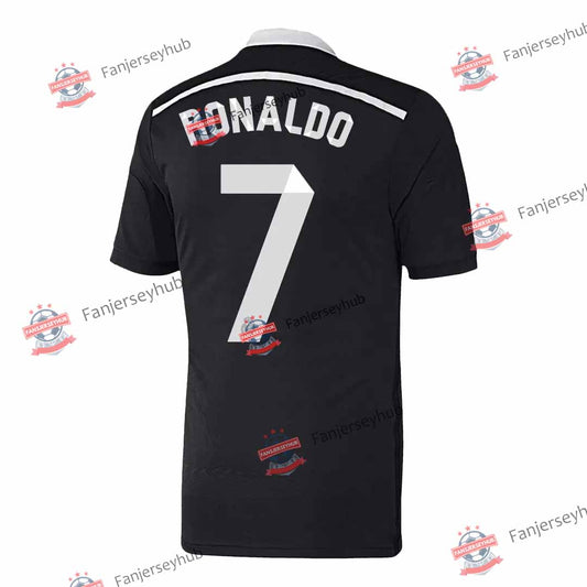 RONALDO #7 Los Blancos 2014/15 Tercera equipación retro de visitante