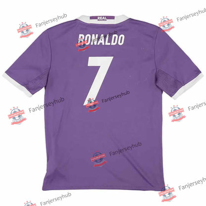 Camiseta Retro de Visitante 2016/17 del Real Madrid, Ronaldo #7