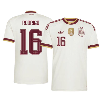 RODRIGO #16 Spain Away Winner Jersey 2026 World Cup