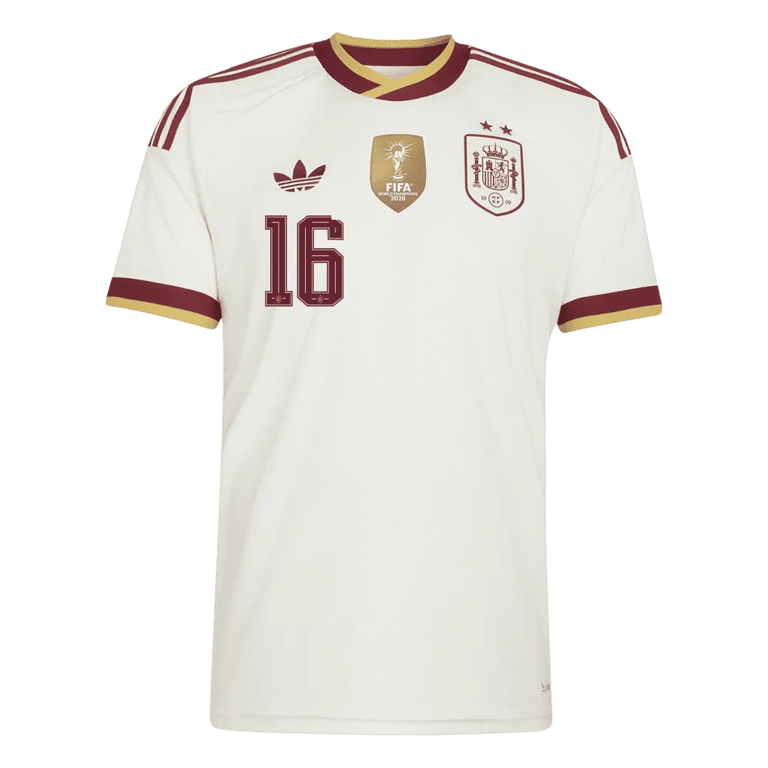 RODRIGO #16 Spain Away Winner Jersey 2026 World Cup