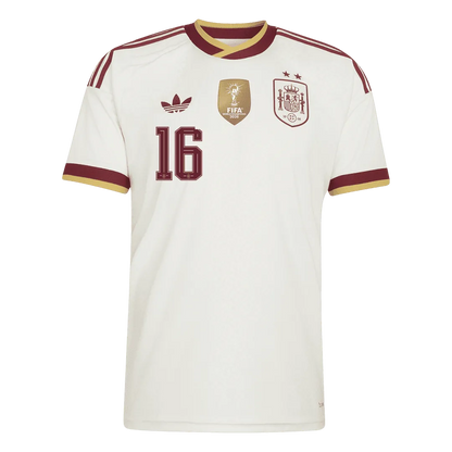 RODRIGO #16 Spain Away Winner Jersey 2026 World Cup
