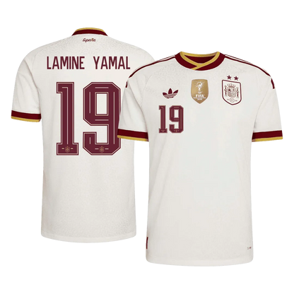 LAMINE YAMAL #19 Spain Away Player Version Winner Jersey 2026 World Cup